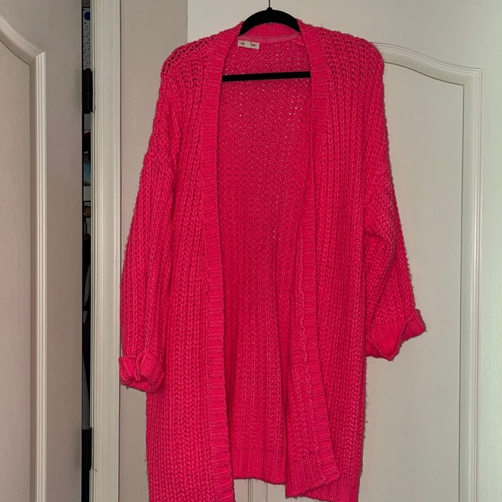 Hot Pink Cardigan